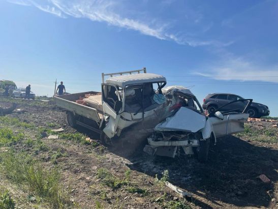 На трассе под Ростовом водитель иномарки погиб в ДТП с грузовиком