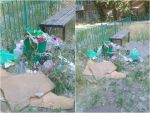 Ростовчане пожаловались на кучи мусора на детской площадке в Александровке