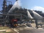 В Новошахтинске локализовали крупный пожар на нефтезаводе