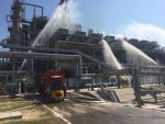 Из-за пожара приостановили работу на нефтеперерабатывающем заводе в Новошахтинске
