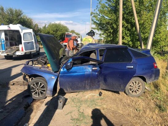 В Ростовской области семья с двумя детьми разбилась в ДТП