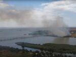 Крупный ландшафтный пожар произошел в Волгодонске