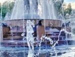 Ростовчане пожаловались на грязный фонтан у театра им. Горького