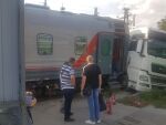 В Ростове тепловоз протаранил грузовик