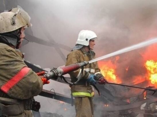 На окраине Ростова сгорела дача