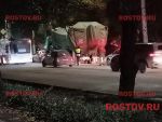 В Ростове на ГПЗ-10 военный КамАЗ врезался в такси