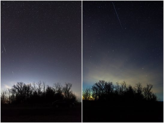 Ростовский фотограф снял на камеру метеоры потока Урсиды