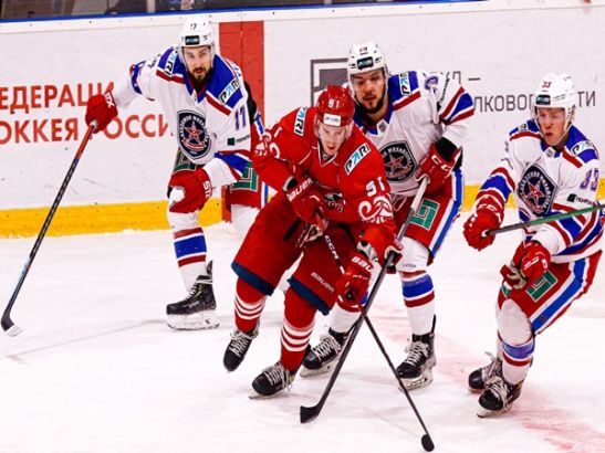 ХК «Ростов» уступил со счётом 1:4 «АКМ»