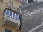 В Ростове фасад здания на Буденновском осыпается на головы прохожим