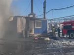 Крупный пожар на заводе в Новошахтинске потушили через два часа