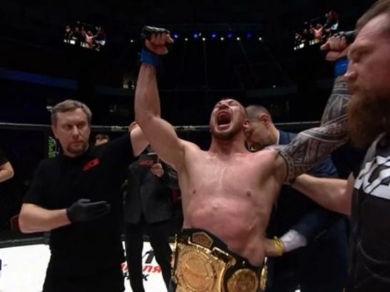 Донской боец Евгений Гончаров стал чемпионом АСА в тяжелом весе