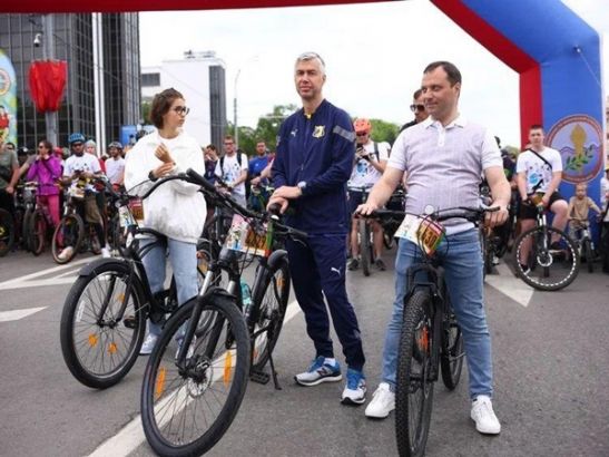 Алексей Логвиненко принял участие в ростовском велопараде