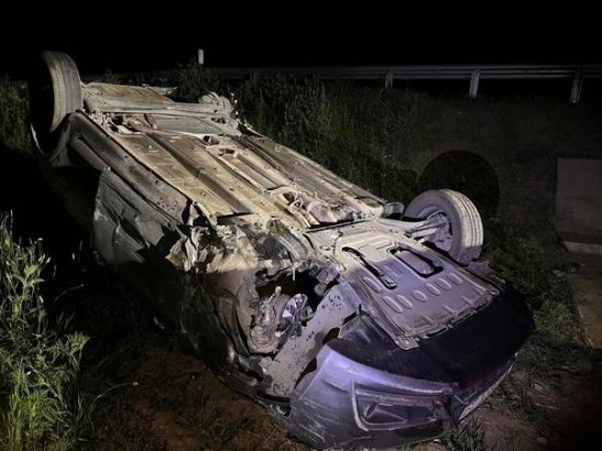 Два человека пострадали в ДТП с «перевертышем» в Донецке