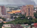 В Ростове произошел пожар на заводе Ростсельмаш
