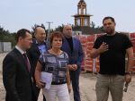 Группа губернаторского контроля проверила ход строительства школы в Азове