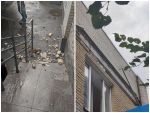 В центре Ростова обрушился фасад здания