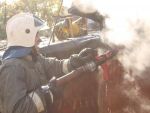 В Волгодонском районе в частном доме случился крупный пожар
