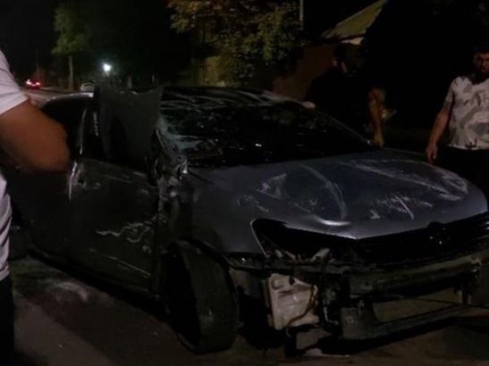 На Мадояна в Ростове перевернулся «Фольксваген Поло»