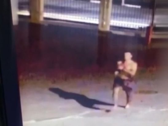 В сети появилось видео преследования раненого участника СВО в Батайске