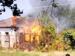В Ростове сгорел частный дом на улице Волжской