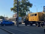 На Центральном рынке трамвай сошел с рельсов