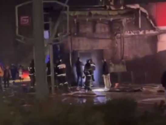 В Таганроге произошел пожар в магазине «Магнит»
