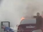 В Батайске на ходу загорелся «Форд Фокус»