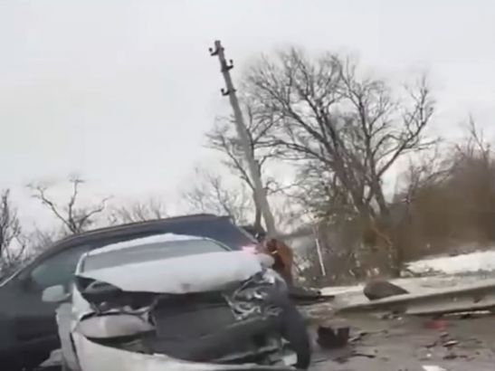 На трассе в Ростовской области случилась массовая авария