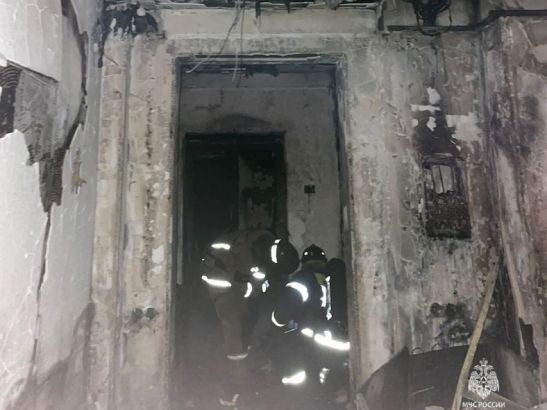 Труп женщины нашли при пожаре в доме на Шаумяна