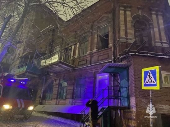 В центре Ростова сгорела квартира в доме, признанном памятником архитектуры