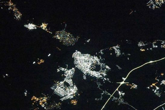 Космонавт из Новочеркасска поделился фотографиями родного города из космоса