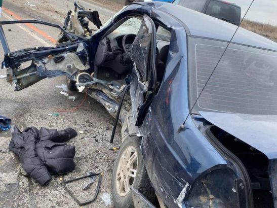 В массовом ДТП на трассе Ростов - Таганрог едва не погибла женщина-водитель