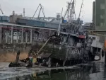 В Ростовской области со дна Дона достали затонувший земснаряд «Багермейстер Бурцев»