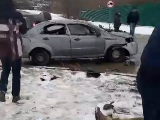 В Ростовской области в ДТП с «перевертышем» пострадал водитеь легковушки