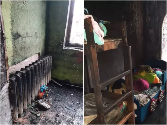 В Новочеркасске дети устроили пожар в квартире и едва не погибли