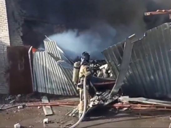 В Ростове спасатели потушили пожар на Доватора