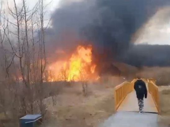 Крупный пожар в Аксае потушили спустя два часа