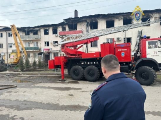 Следователи начали проверку по факту смертельного пожара в Зернограде