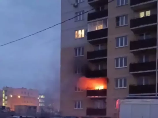 В Ростове сгорела квартира в Суворовском