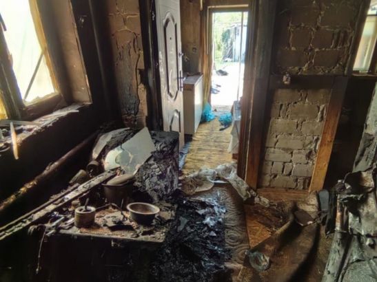 В Ростовской области во время пожара погибла 67-летняя женщина