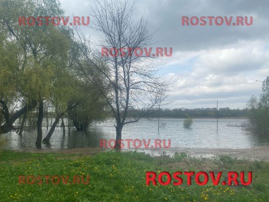 Левый берег Дона в Ростове подтопило из-за сильного ветра