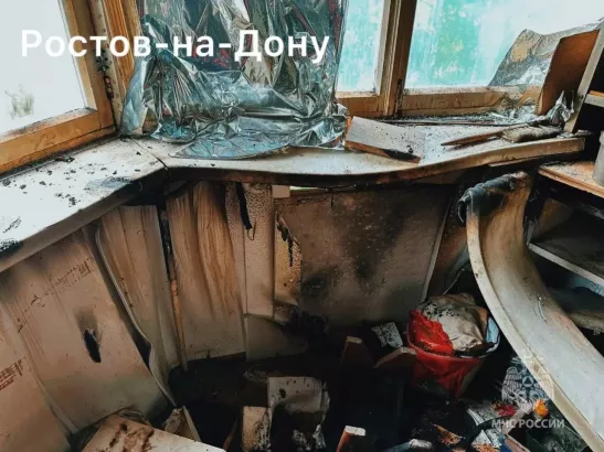 В Ростове 86-летний мужчина пострадал при пожаре из-за непотушенной сигареты