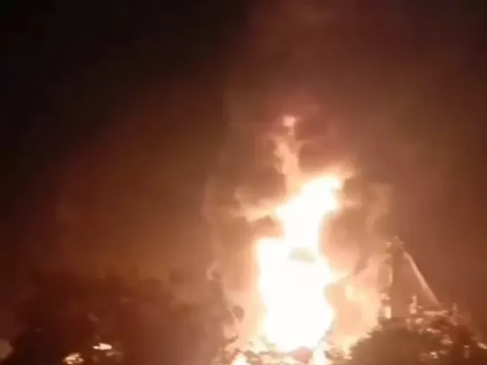 В Ростовской области после атаки дронов загорелся завод нефтепродуктов