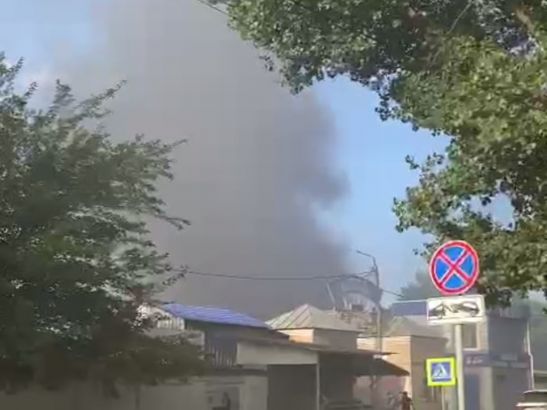 В Каменске произошел пожар на Центральном рынке