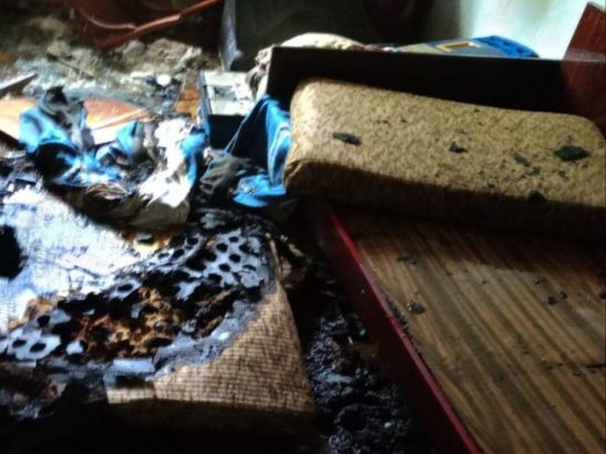 В Шахтах при пожаре из-за непотушенной сигареты погиб 54-летний мужчина