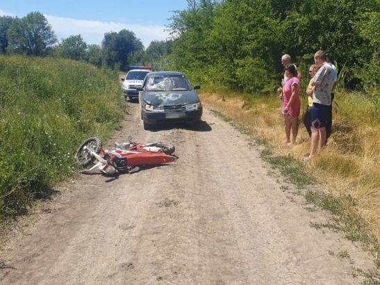 В Ростовской области в ДТП пострадал 13-летний мотоциклист