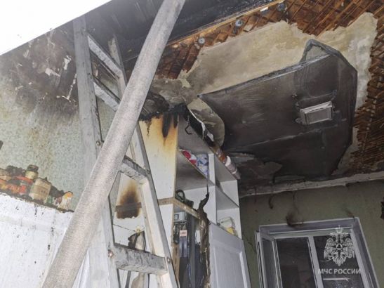Из-за неисправной проводки случился пожар в частном доме в Ростове