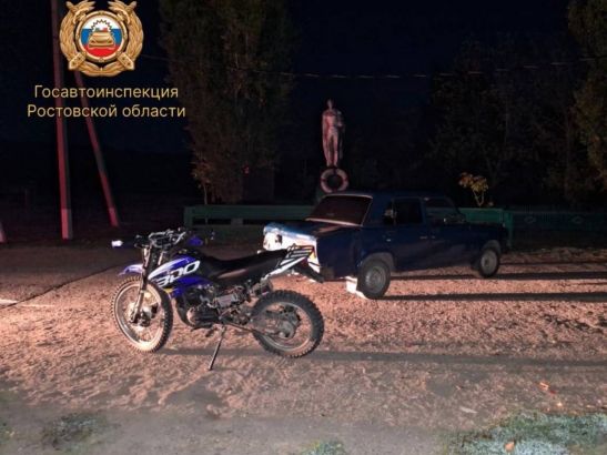 В Ростовской области в ДТП с мотоциклом пострадали два подростка
