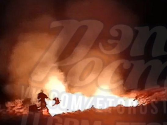 В Ростовской области в ночь на 26 июля раздался взрыв и начался пожар