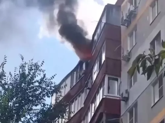 В Ростове при пожаре в доме на Еременко эвакуировали 25 человек